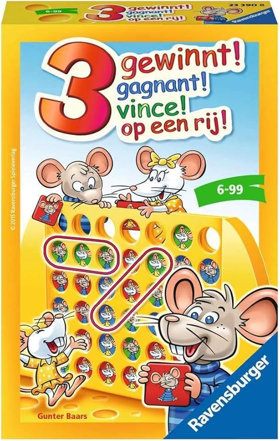 德國直送 - Ravensburger "3 in a row" pocket game