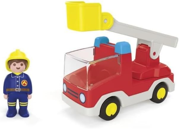 🚒意大利直送 - PLAYMOBIL Junior Fire Truck 消防車連雲梯套裝🚒