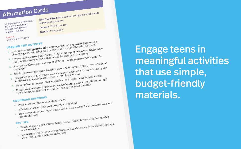 💥美國直送工具書-Therapy Games for Teens: 150 Activities to Improve Self-Esteem, Communication, and Coping Skills💥