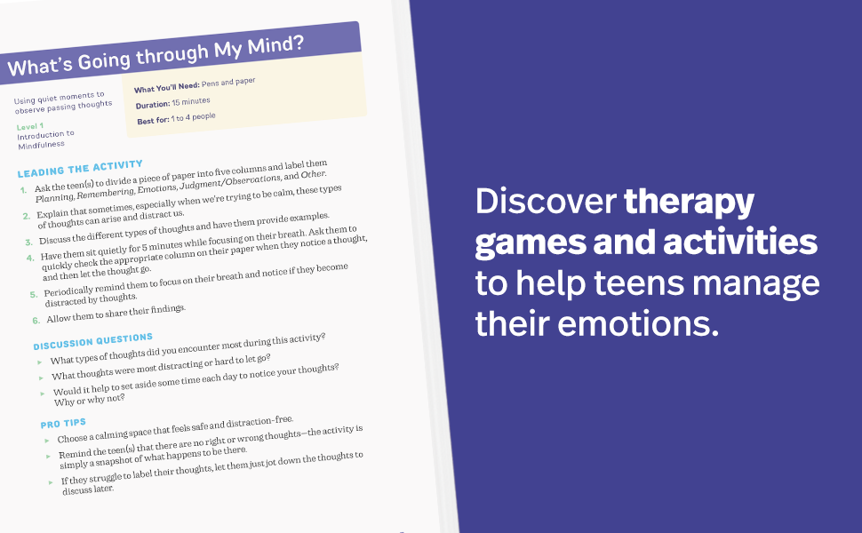 💥美國直送工具書-Therapy Games for Teens: 150 Activities to Improve Self-Esteem, Communication, and Coping Skills💥