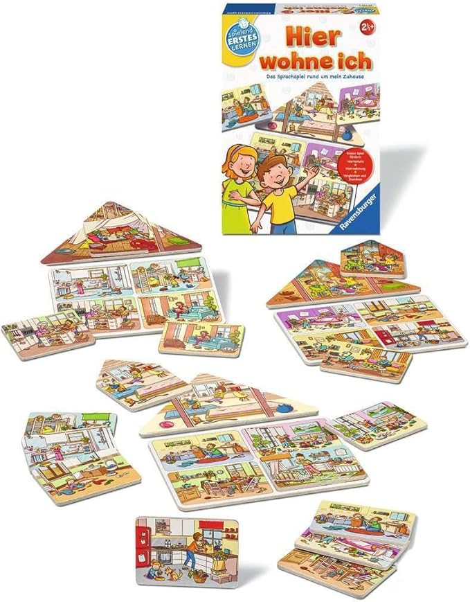 💥德國直送-Ravensburger "Where I live" Lotto 「我的家」益智遊戲💥
