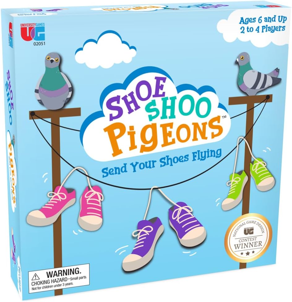 💥美國直送- University Games Shoe Shoo Pigeons! 不要驚動鴿子遊戲💥