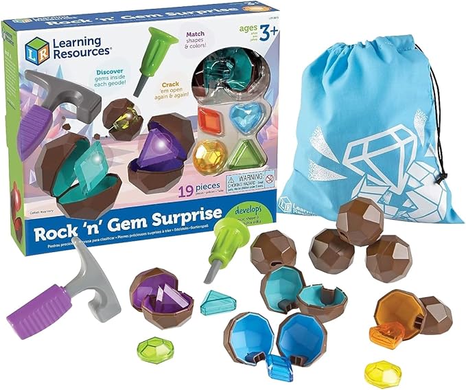 💥美國直送- Learning Resources Rock 'n Gem Surprise 開礦石遊戲💥