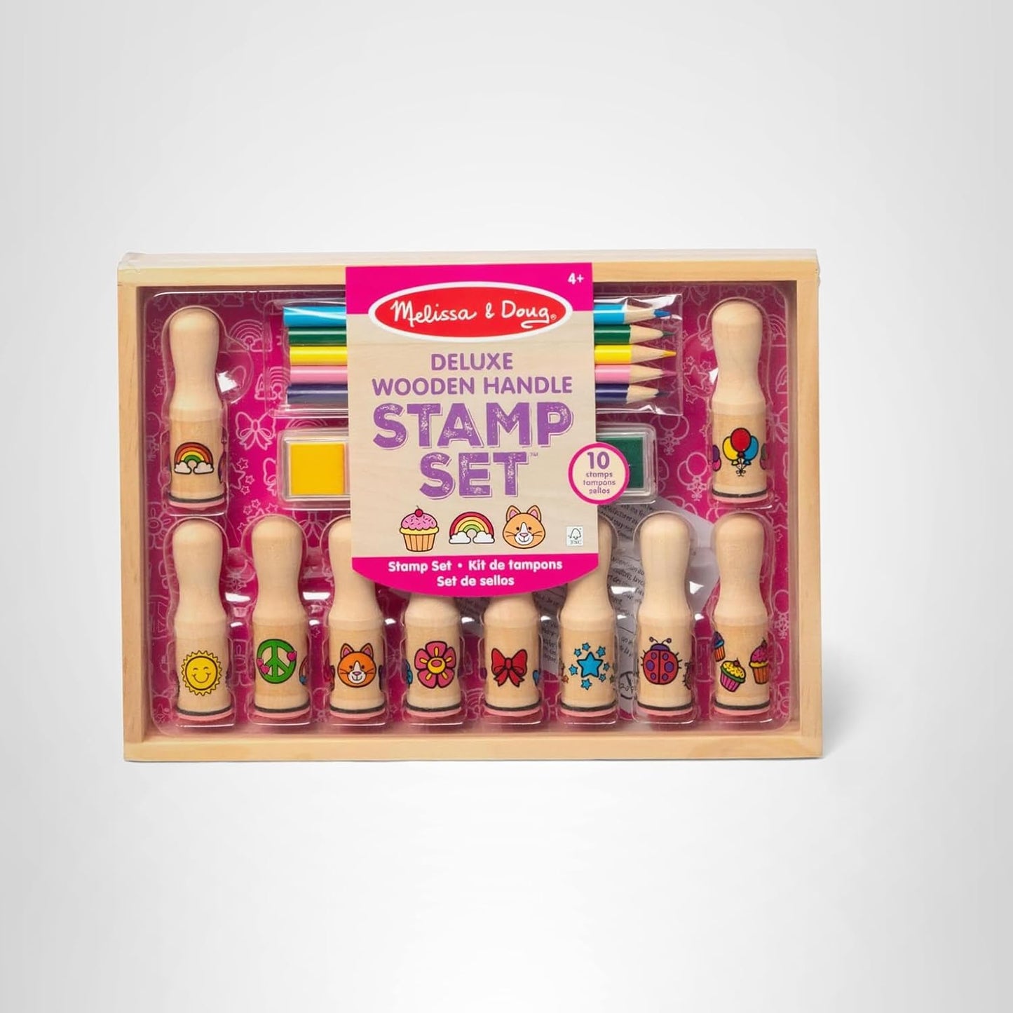 💥美國直送-Melissa & Doug Happy Handle Stamp Set 開心手柄印章套裝💥