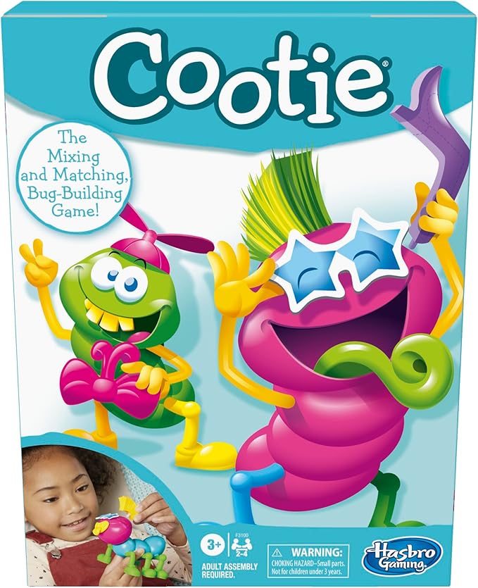 💥美國直送 Hasbro Cootie Bug Game 拼砌小蟲蟲遊戲💥