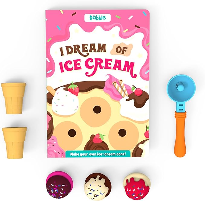 💥美國直送- LoveDabble- Pretend Play (Ice Cream Shop) 雪糕店便攜遊戲💥