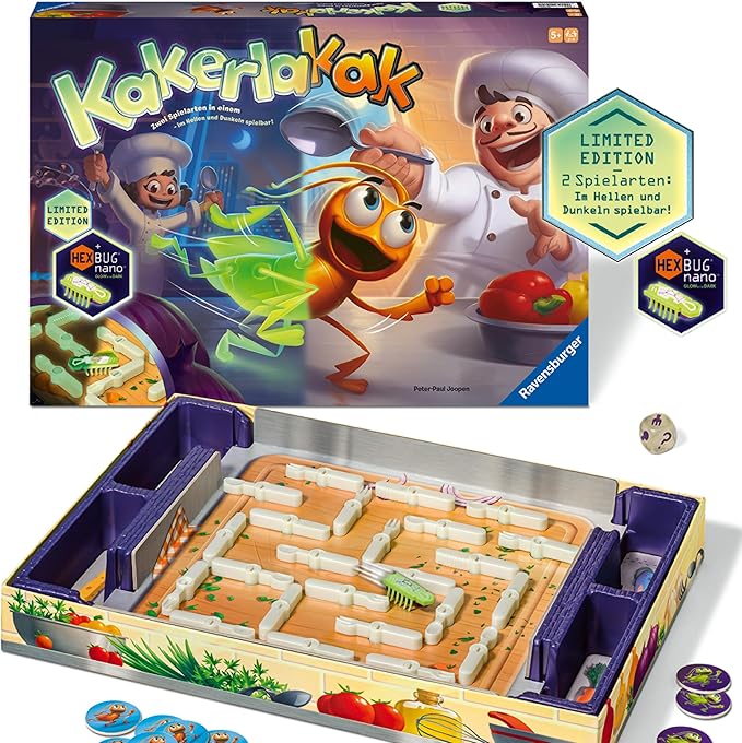 💥德國直送-Ravensburger Kakerlakak Glow in the dark 好玩合家歡遊戲💥