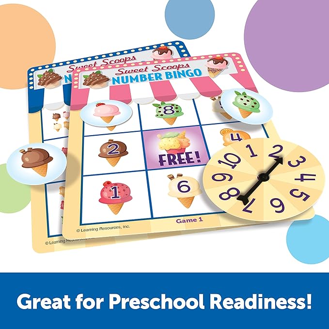 💥美國直送 Learning Resources Preschool bingo bundle 全方位學前概念教材(一套4盒)💥