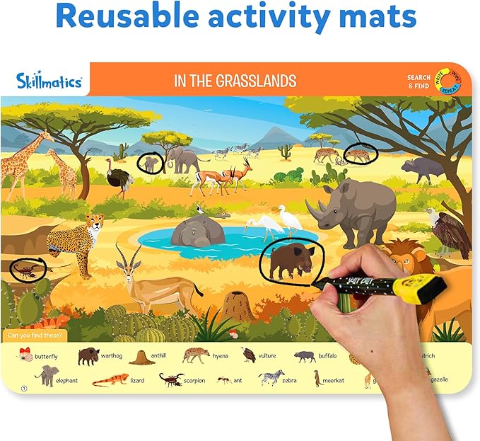 ๐ฅ็พๅ็ด้-Skillmatics Search and Find Animals ๅ็ฉๆพๆพ็้ๆฒ๐ฅ