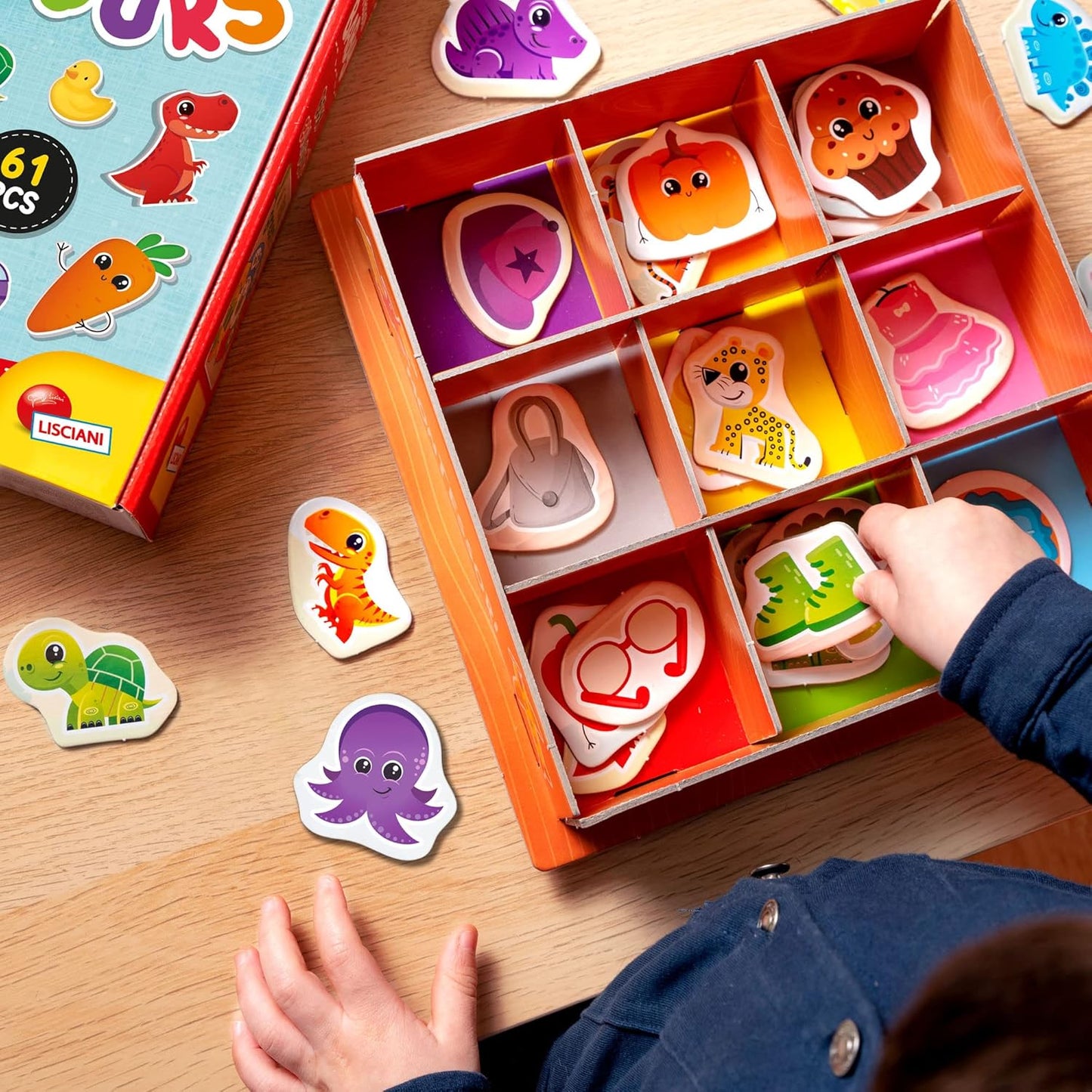 🎨意大利直送 - 1歲教材- Lisciani Giochi Montessori Baby Box Colours 蒙特梭利顏色探索教材🎨