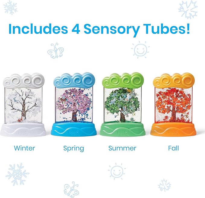💥美國直送- Hand2mind Changing Seasons Sensory Tubes 四季轉變感知瓶💥