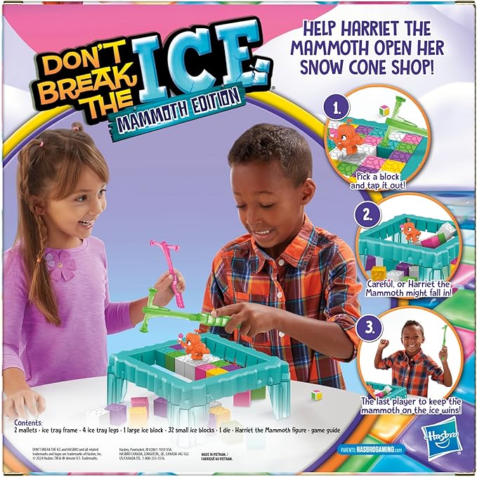 💥美國直送- Hasbro Don’t Break The Ice (mammoth) 長毛象揼冰遊戲💥