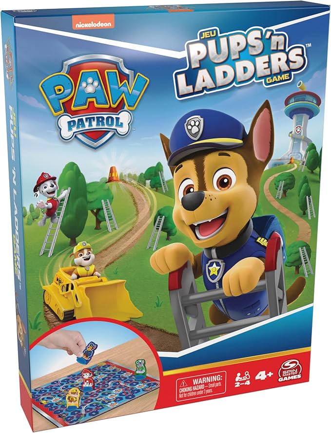 💥美國直送- Paw Patrol Pups ‘N Ladders Game 棋盤遊戲💥
