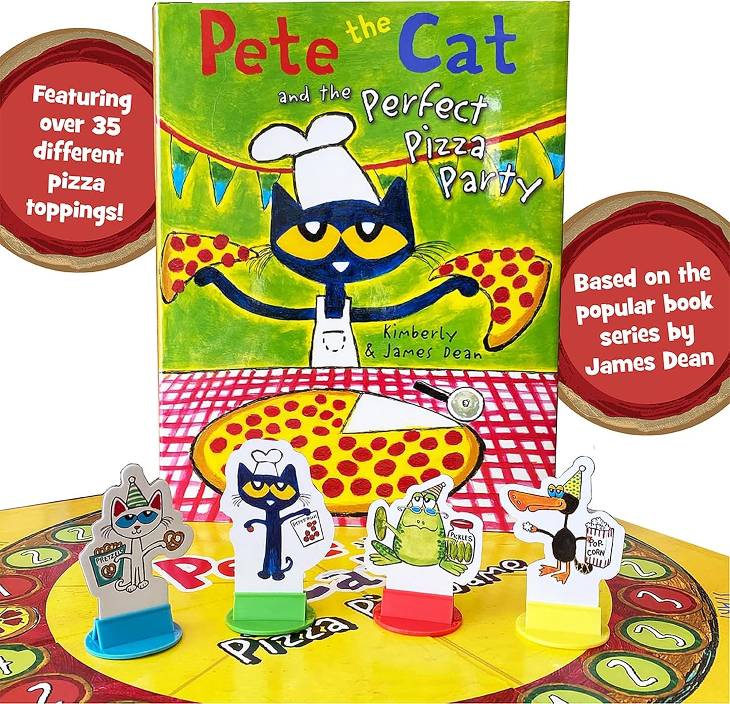 💥美國直送 - Briarpatch Pete the Cat Pizza Pie Game 薄餅合作遊戲💥