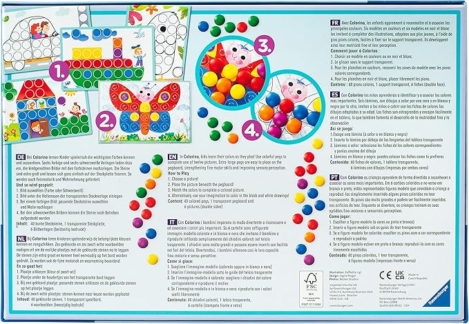 💥美國直送- Ravensburger Colorino 經典顏色學習遊戲💥