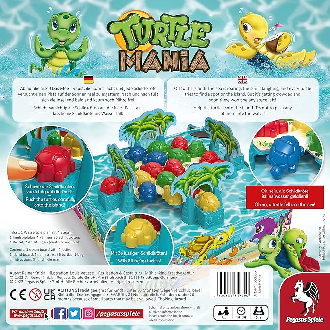 💥美國直送 - Turtle Mania 烏龜跌落水遊戲💥