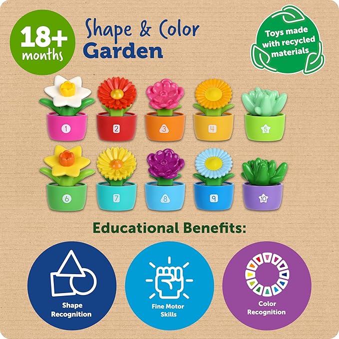 ๐ฅ็พๅ็ด้ - Learning Resources Shape & Color Garden ๅฐ่ฑๅ้
ๅฐ้ๆฒ๐ฅ