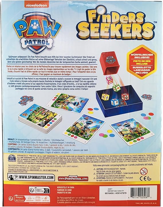 💥德國直送- Paw Patrol Finders Seekers 找找看遊戲💥