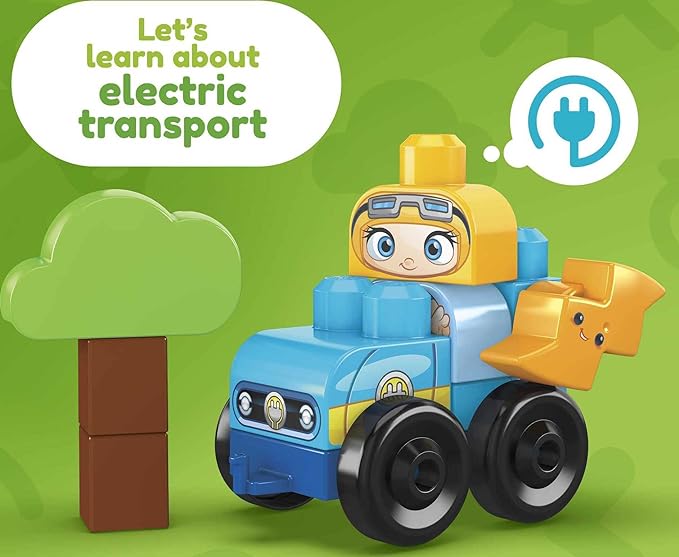 💥聯承系列- Mega Bloks+ Fisher Price Green Town 綠色城市 build & learn Eco House (92 pieces)💥
