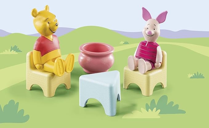 💥美國直送- Playmobil 123 Disney Winnie's & Piglet's Tree House 樹屋形狀盒💥