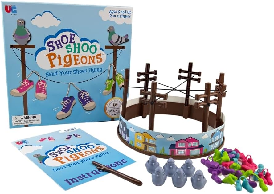 💥美國直送- University Games Shoe Shoo Pigeons! 不要驚動鴿子遊戲💥