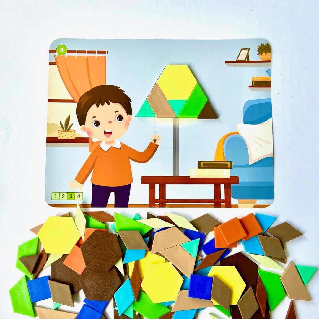 💥美國直送- Hand2mind Recycling and Conservation Pattern Block 環保主題教材💥