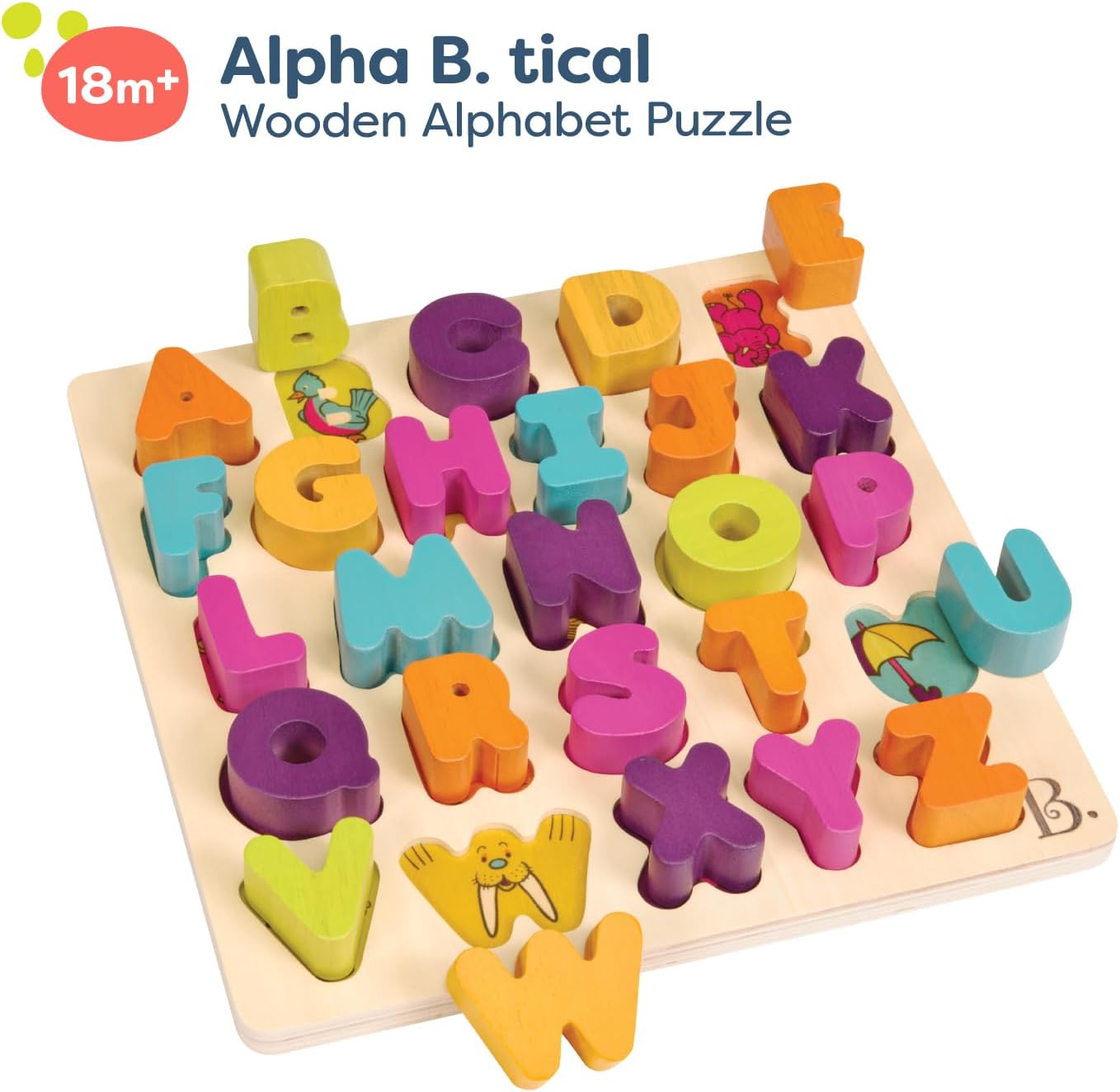 💥美國直送- B Toys Alpha B. Tical 字母拼板💥