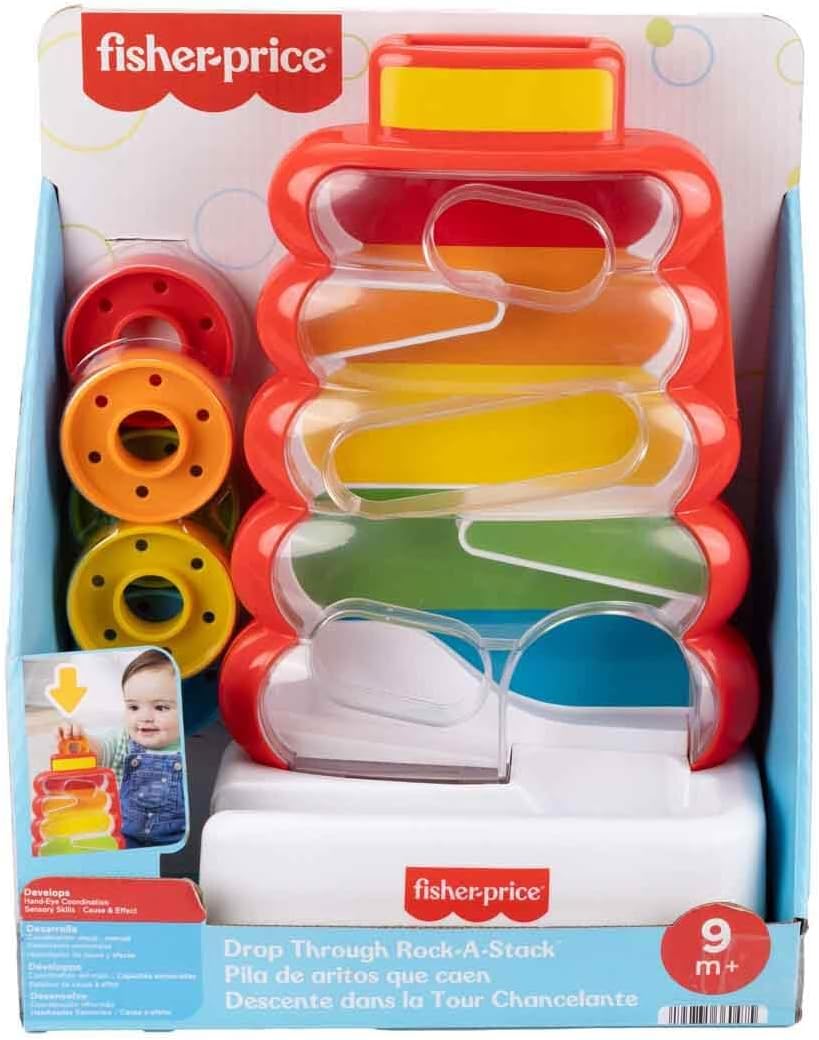 🔴德國直送- Fisher-Price Colour Ring Pyramid 防滑彩色迷宮🔴