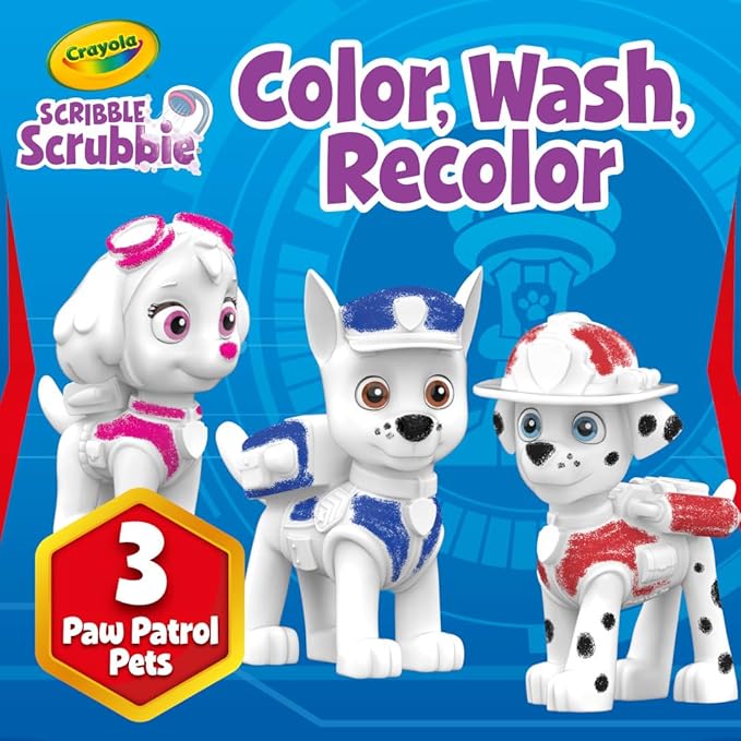💥美國直送 -Crayola  Scribble Scrubbie Paw Patrol set  彩繪百變套裝💥