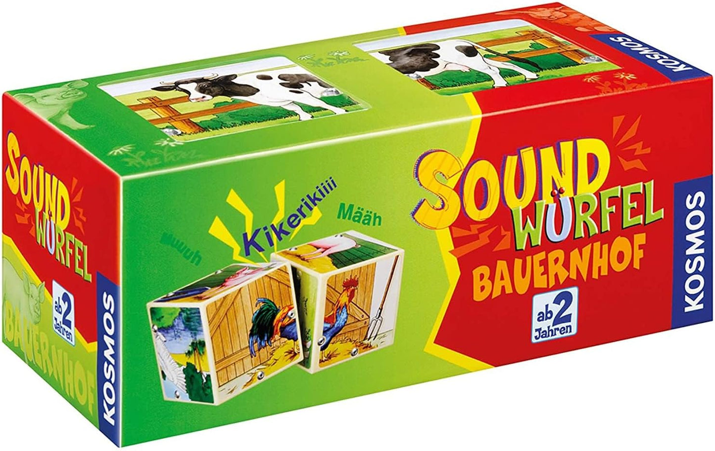 🐮德國直送經典教材 Kosmos Sound Cube (Farmyard) 聲效拼拼樂- 動物版🐮