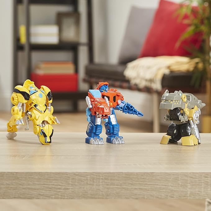💥美國直送 -Transformers  Playskool Primal Team  變型金剛三件套💥