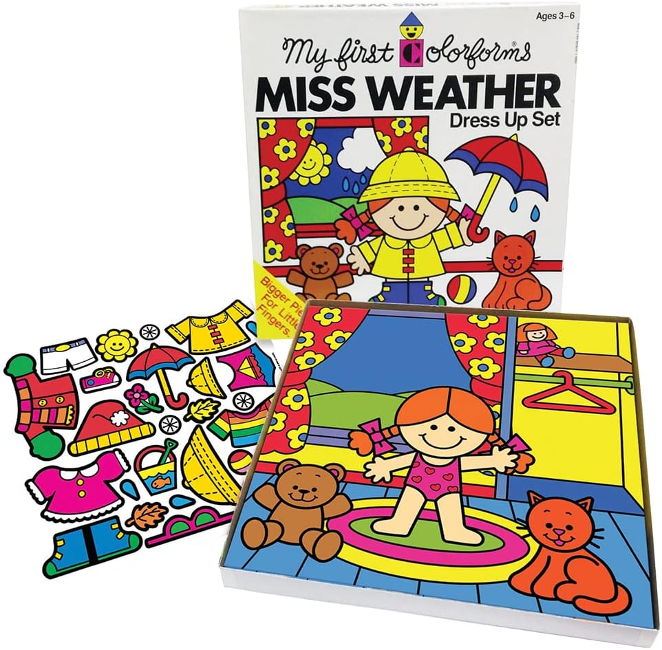 ☀️美國直送- My First Colorforms 天氣小姐變裝套裝☔