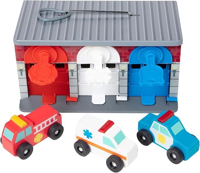 💥美國直送 - Melissa & Doug  Keys and Cars garage 小小車房連鎖匙💥