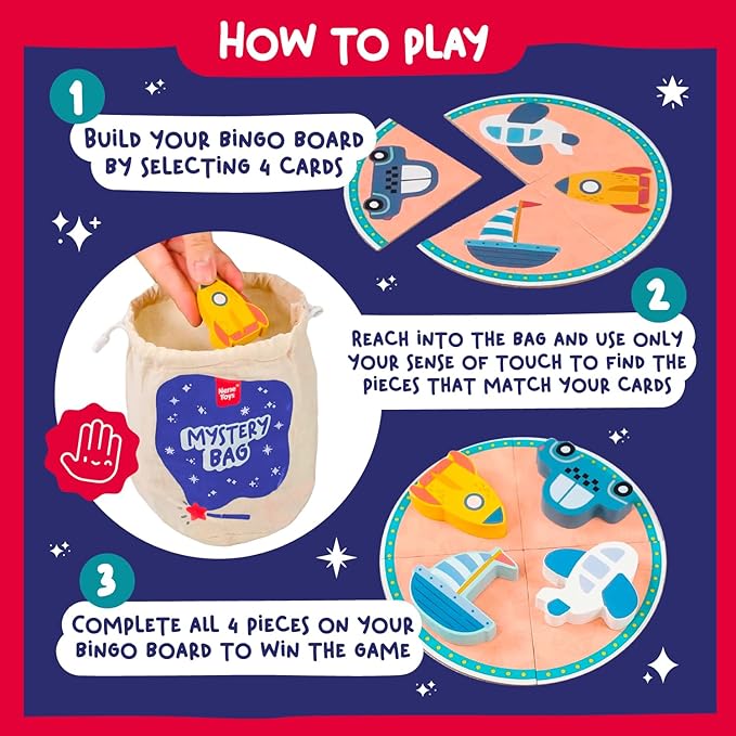 💥美國直送- Nene Toys Touch and Match Bingo Game 觸感遊戲💥