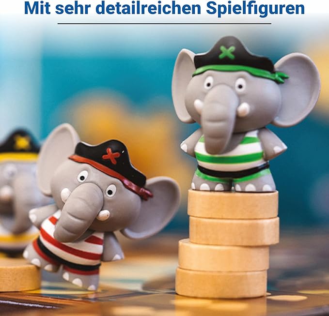 💥德國直送-Ravensburger Planken-Plumpser 大象海盜行木板遊戲💥