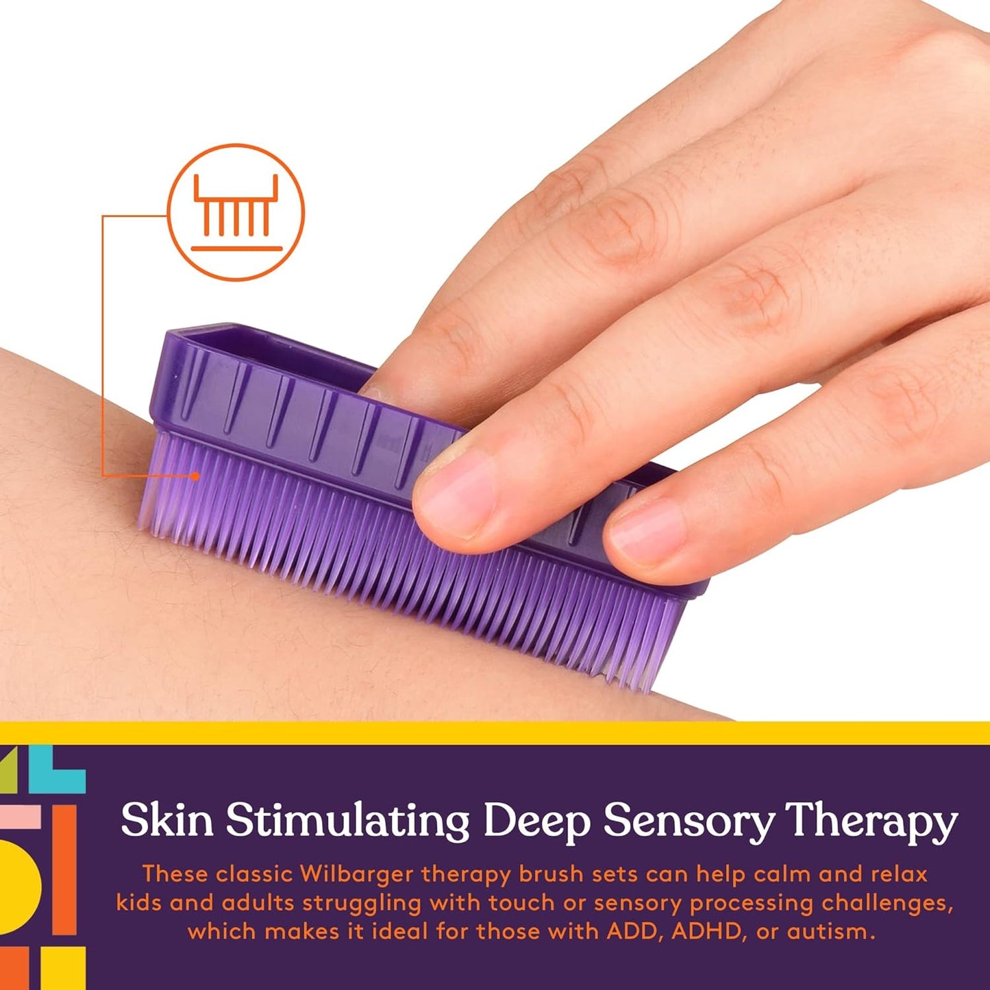 💥美國直送- Special Supplies Sensory Brush 感統刷 (顏色隨機)💥