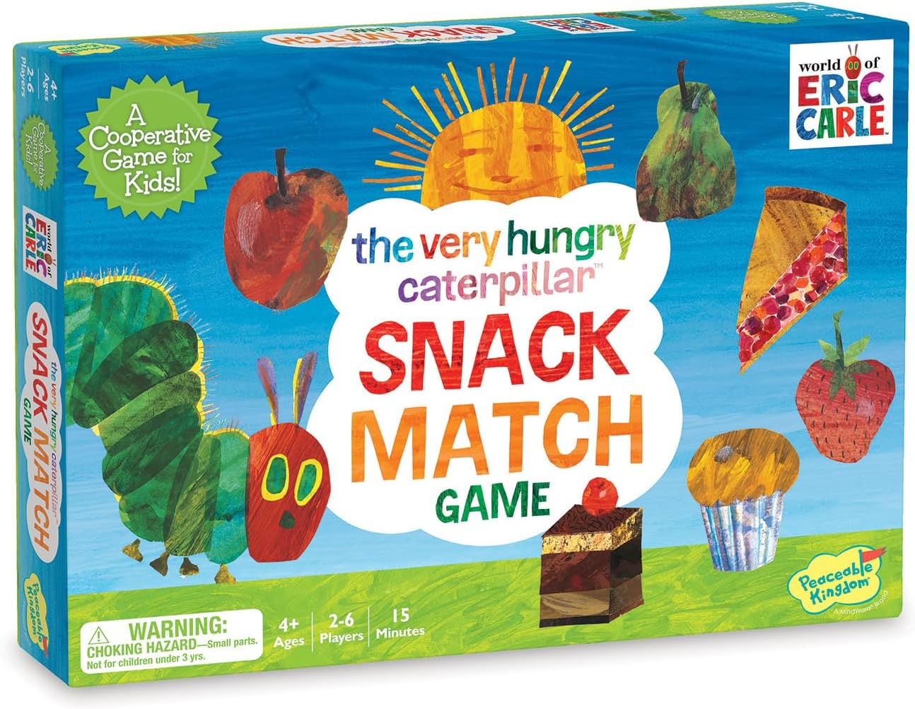 🐛美國直送- The Very Hungry Caterpillar  Snack Match Game 零食記憶合作遊戲🐛