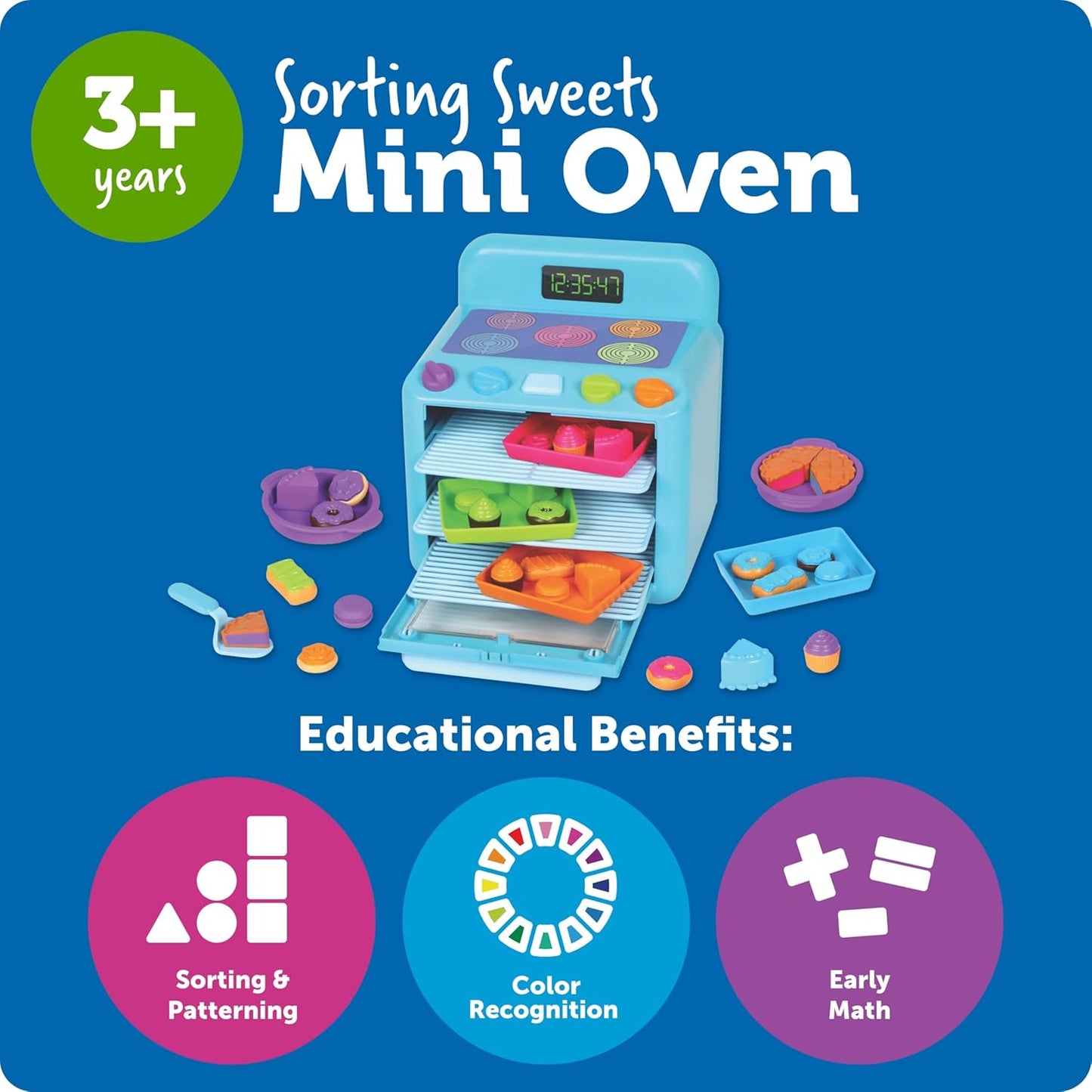 🍰美國直送-  Learning Resources Sorting Sweets Mini Oven 迷你甜品分類焗爐🍰