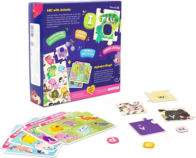 💥美國直送- LoveDabble Learn ABC with Animals 字母學習教材套💥