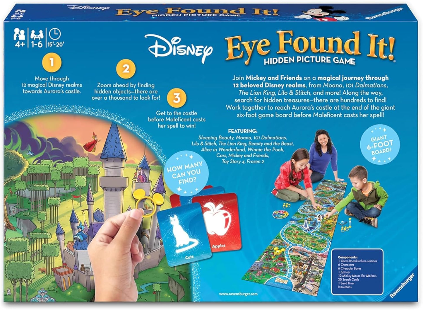 ✨ 美國直送- Ravensburger Disney Eye Found It 尋找隱藏物件遊戲✨
