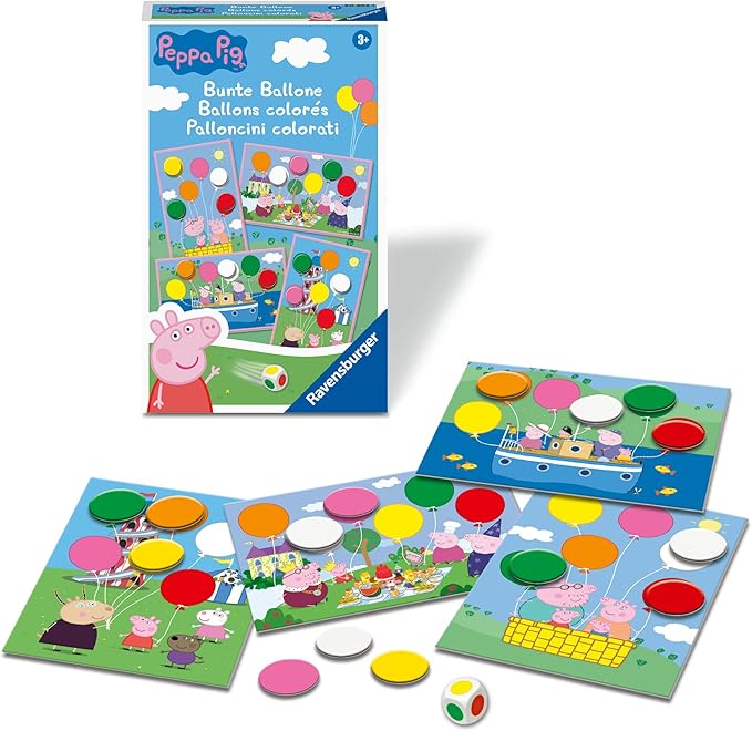 💥德國直送- Ravensburger Peppa Pig 汽球配對遊戲💥