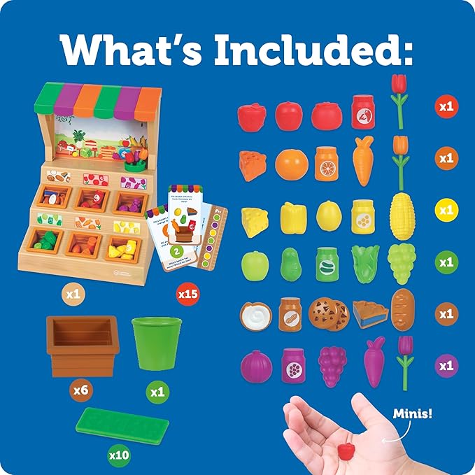 💥美國直送 - Learning Resources Mini Farmstand Sorting Set 分類教材💥