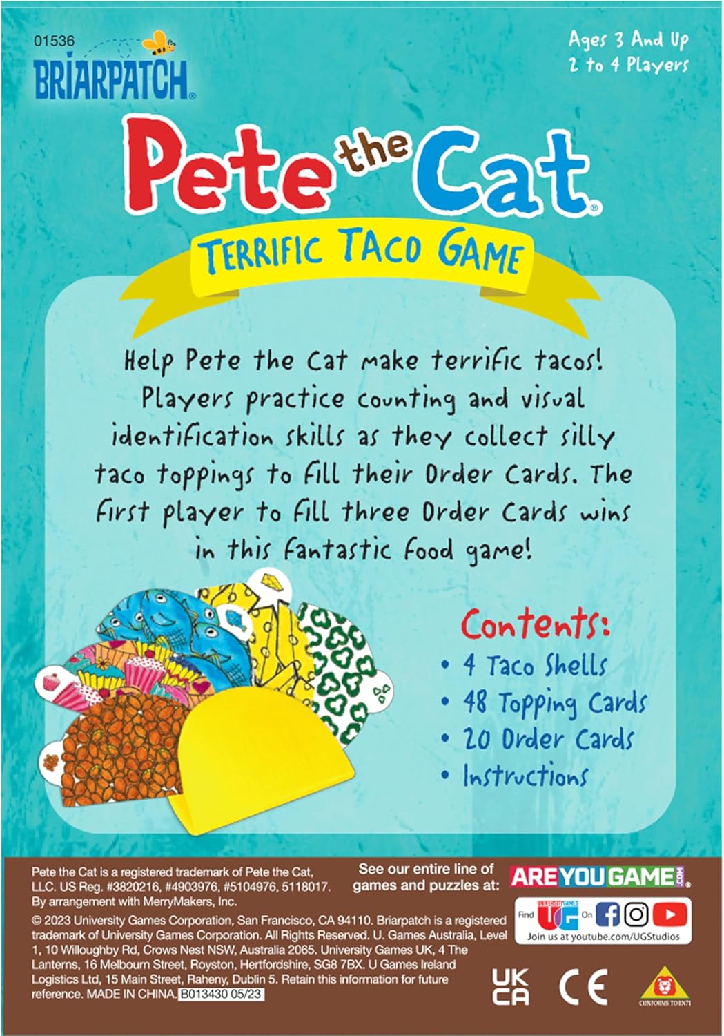 🌮美國直送 - Briarpatch Pete the Cat 墨西哥夾餅遊戲🌮