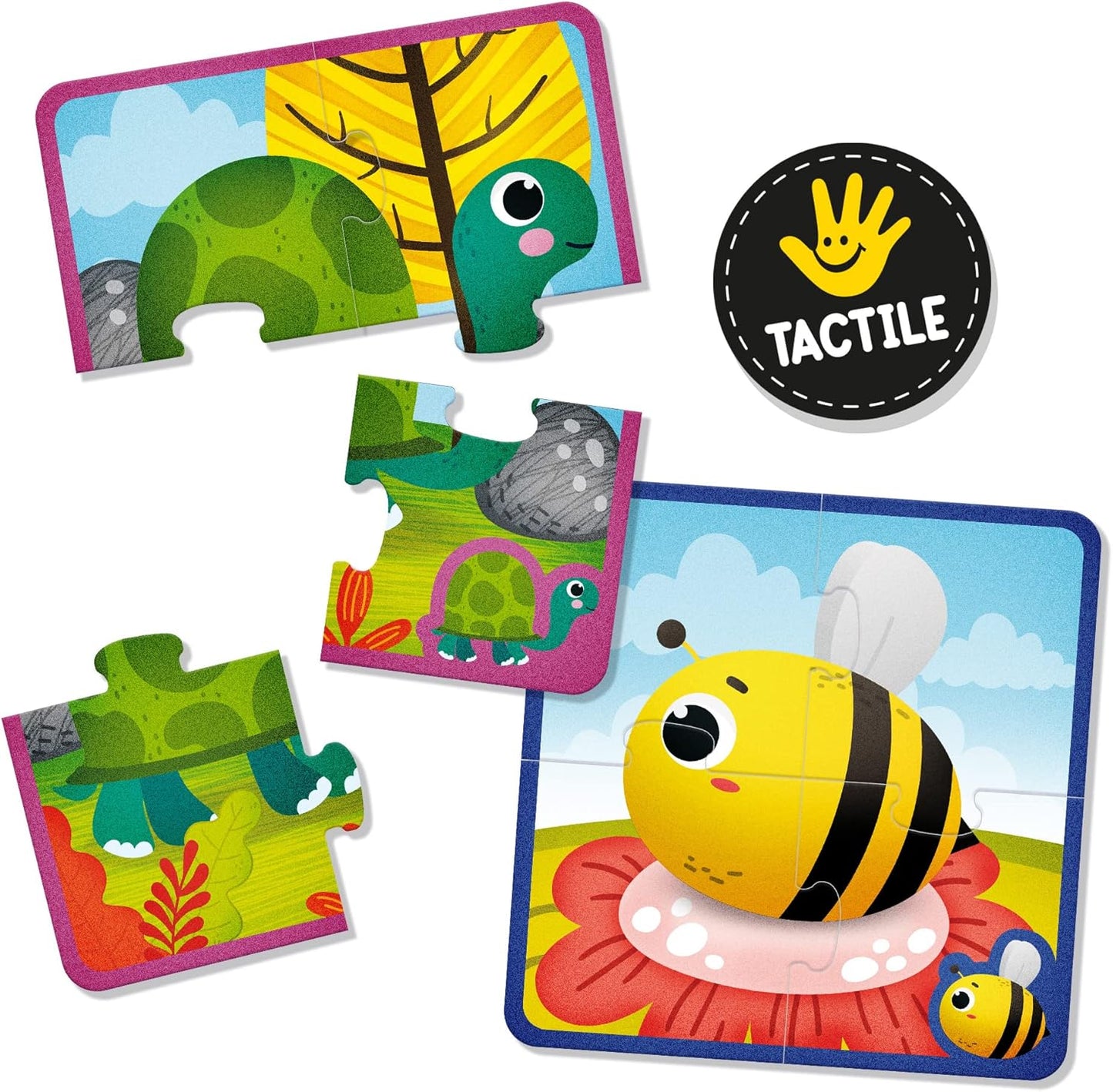 👶意大利直送- Lisciani Giochi Montessori Baby Touch puzzle 蒙特梭利觸感拼圖👶