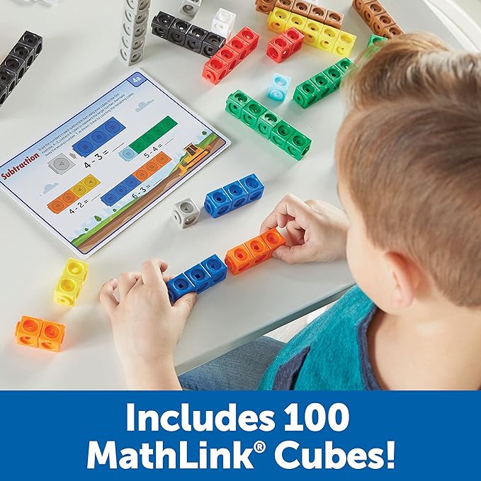 <清貨- 美國直送> Learning Resources MathLink 汽車系列幼兒加減概念識數粒