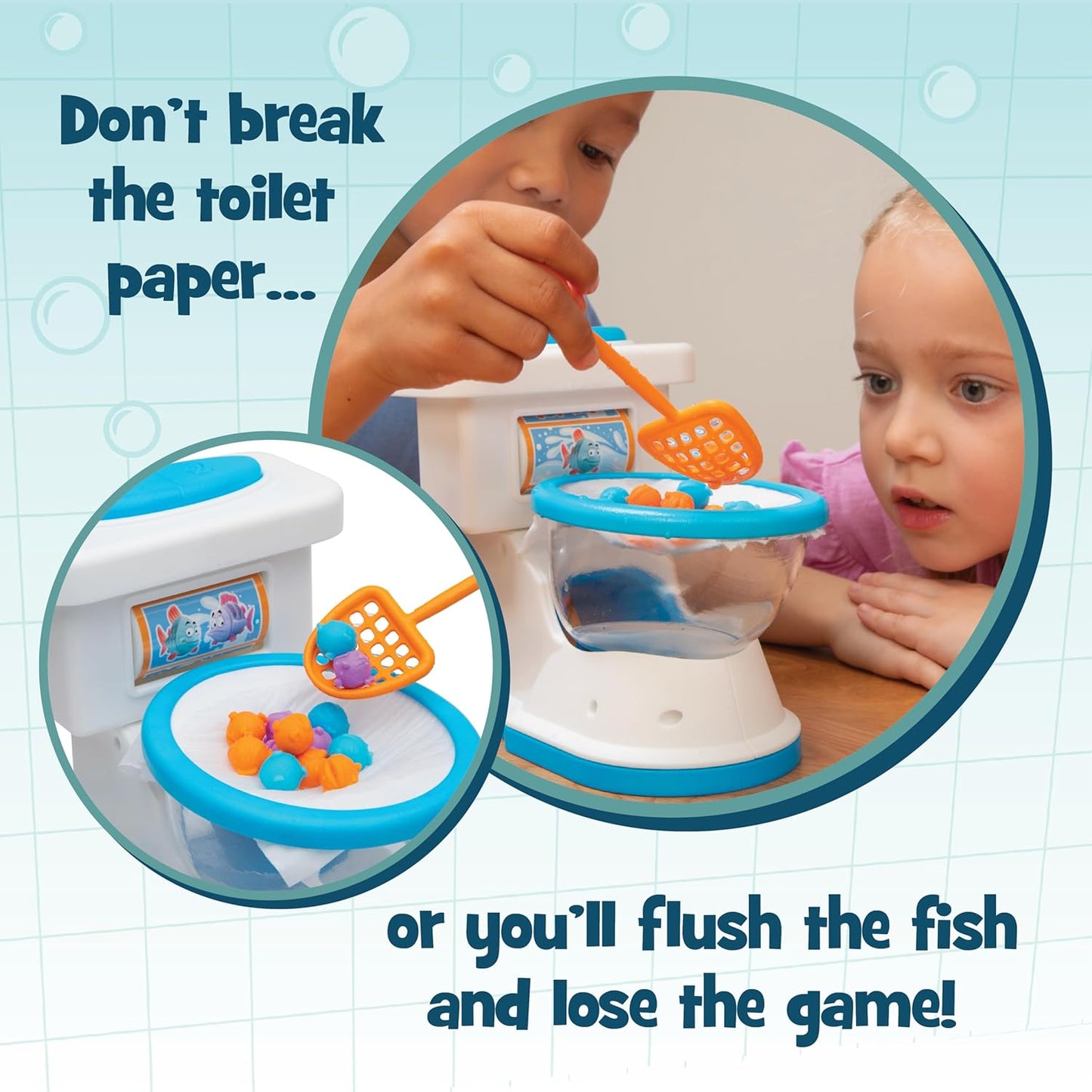 🚽美國直送- Play Monster Don't Flush The Fish 廁所平衡遊戲🚽