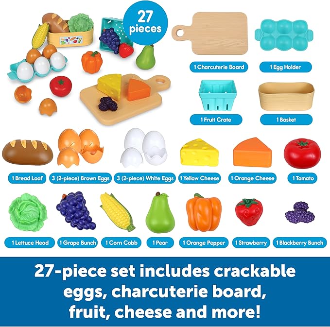 💥美國直送- Learning Resources Farm-to-Table set 優質食物玩具27件(BPA-free) 💥