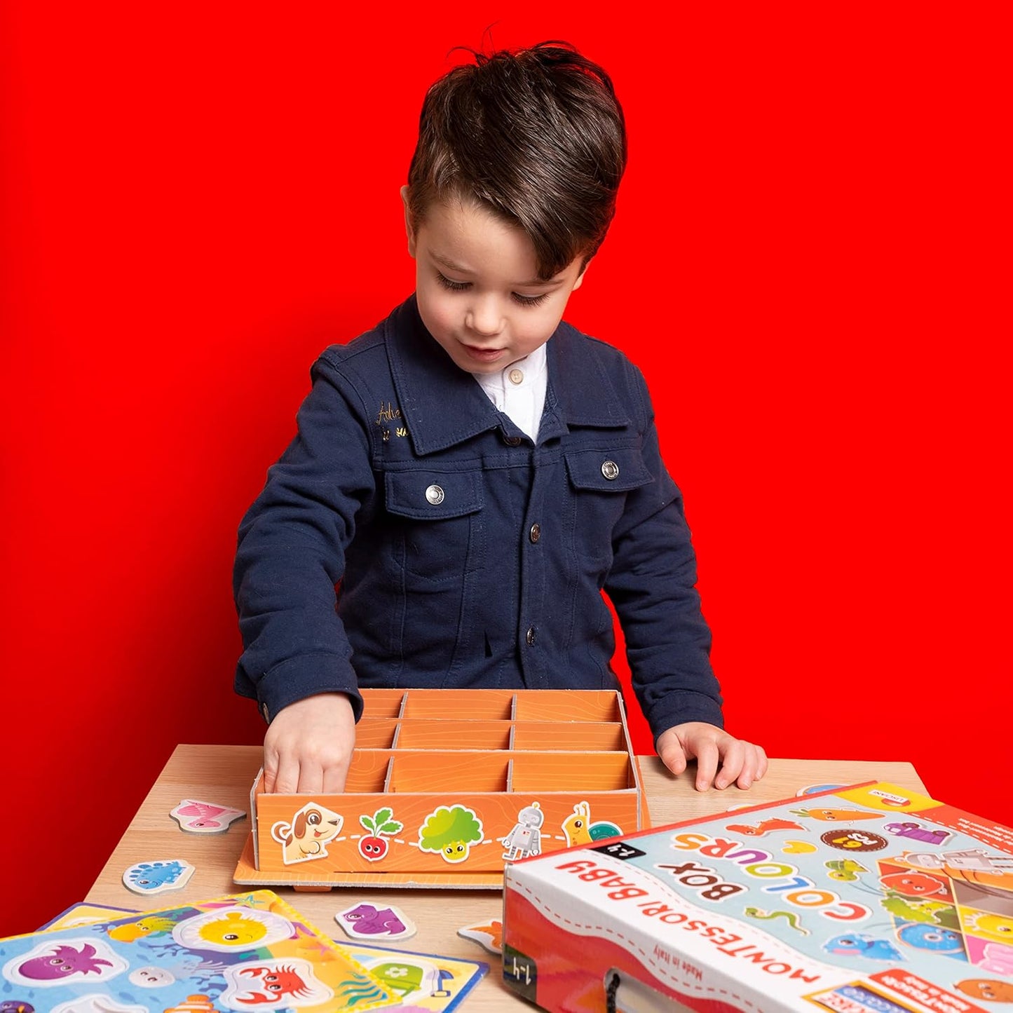 🎨意大利直送 - 1歲教材- Lisciani Giochi Montessori Baby Box Colours 蒙特梭利顏色探索教材🎨