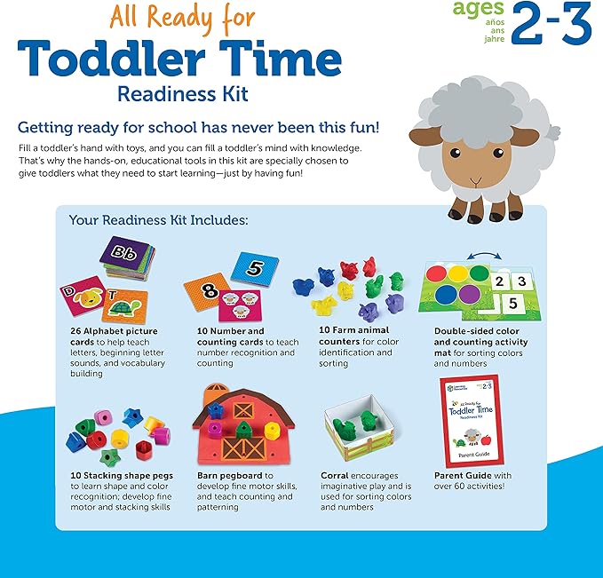 💥美國直送- Learning Resources Toddler Activity Set 2-3歲發展訓練教材套💥