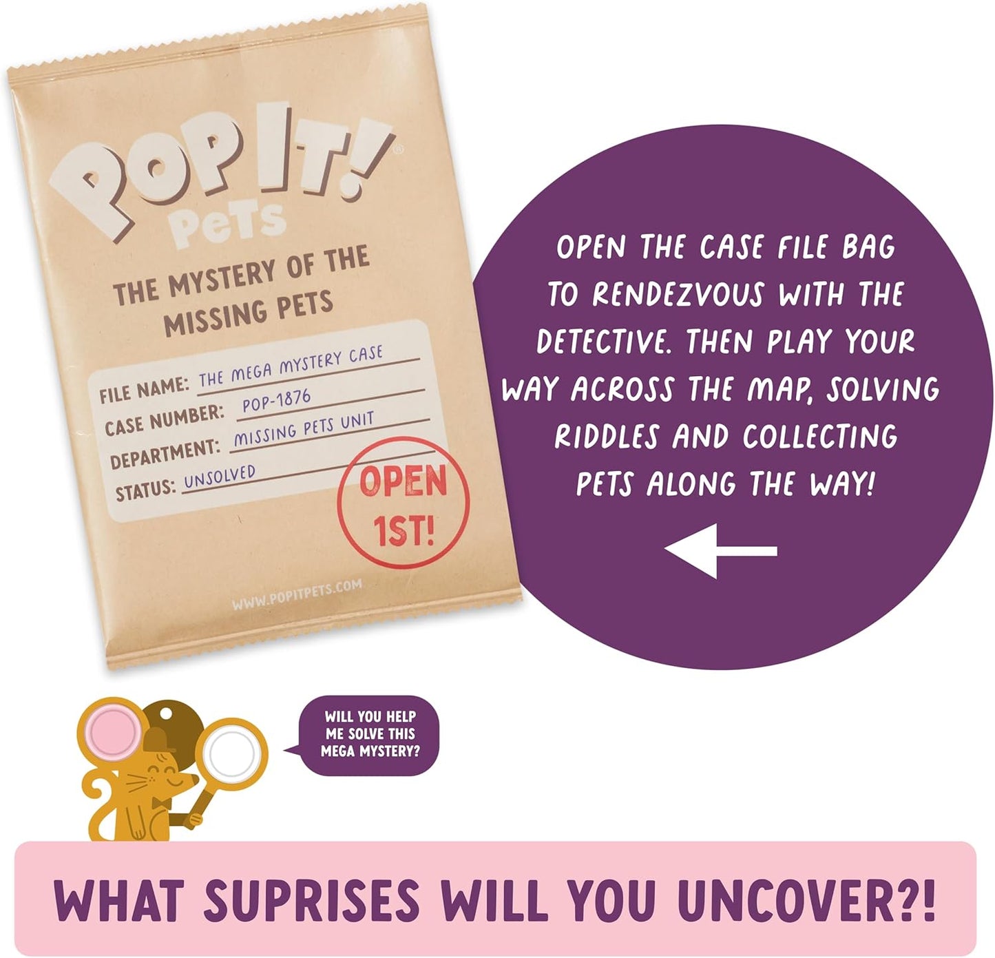 💥美國直送 - Pop It! Pets The MEGA Pack 盲袋舒壓玩具組合💥